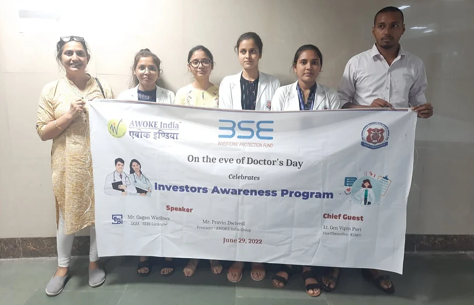 BSE Ltd hosted Investor Awareness Program jointly with AWOKE India for the doctors & faculty of KGMU